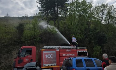 Kastamonu’da korkutan orman yangını: Büyümeden söndürüldü