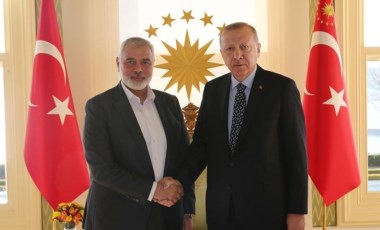 Erdoğan'dan Hamas lideri Haniyye ile görüşme