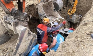 Bodrum'da göçük altında kalan işçiler kurtarıldı