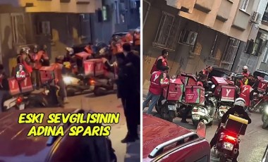 Motokuryeler kapıda kuyruk oldu: Eski sevgilisinden intikam almak için çok sayıda restorandan kapıda ödemeli sipariş verdi