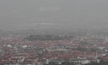 Afrika'dan gelen toz bulutu, Bolu’da gökyüzünü kapladı