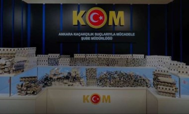 Ankara'da 2 milyon 130 bin makaron ele geçirildi: 4 gözaltı