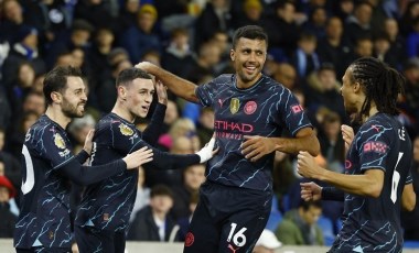 Manchester City, Brighton engelini rahat geçti!