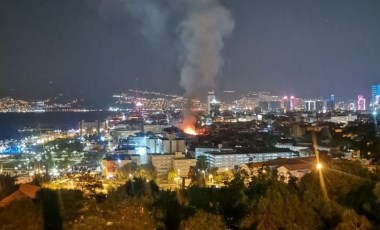 İzmir Kemeraltı Çarşısı'nda yangın