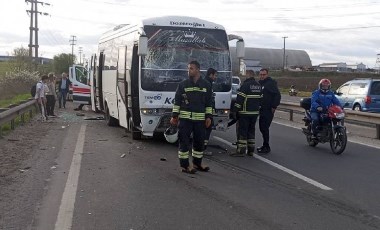 İşçi servisi askeri personel taşıyan servise çarptı: Çok sayıda yaralı var!