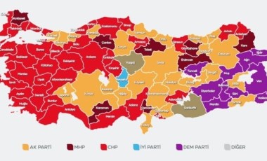 31 Mart Seçimleri'nde partilerin en yüksek ve en düşük oy aldıkları şehirler hangileri?