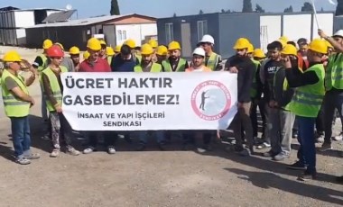 Hastane inşaatında ücret isyanı: İş bıraktılar!