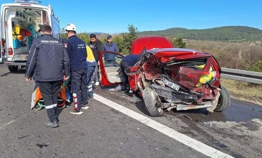 Bayram tatili yolunda kaza: 3 yaralı