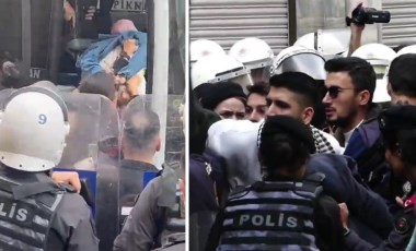 Beyoğlu'nda İsrail protestosunda polis şiddeti: Ters kelepçe, darp, gözaltı...