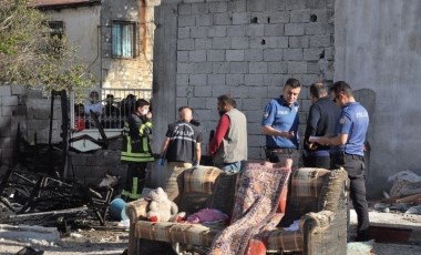 Mersin'de hurdalıkta çıkan yangında bir çocuk öldü