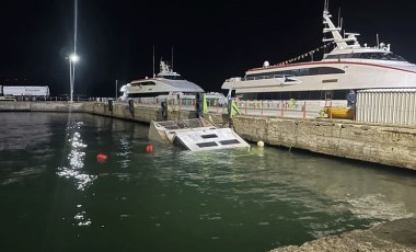 BUDO İskelesi'nin yakınında tekne battı: Çalışmalar sürüyor...