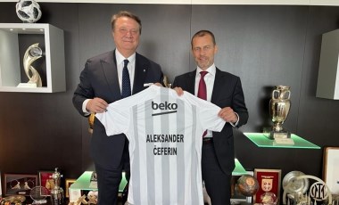 UEFA Başkanı Ceferin'den Beşiktaş'a ziyaret!