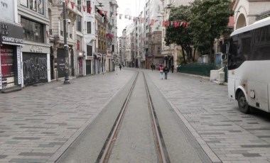 İstiklal Caddesi’nde 1 Mayıs sessizliği