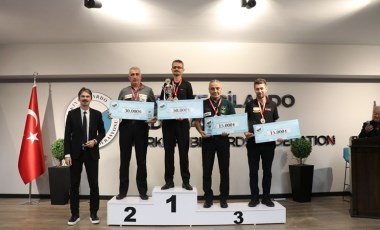 3 Bant Bilardo Şampiyonası A kategorisi 1. etabı tamamlandı