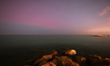 Kuzey Işıkları Trabzon'da görüldü