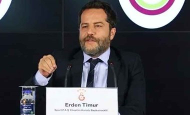 Erden Timur'dan flaş açıklamalar: 'Dursun başkanla Florya konusunda farklı düşünüyoruz'