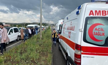 Diyarbakır’da 8 araçlı zincirleme kaza: 2 yaralı