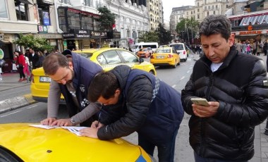 Taksilere araç içi kamera denetimi: 6 araç trafikten men edildi