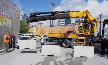 İBB harekete geçti: Şişli'nin Kanal İstanbul'una beton bariyer konuldu