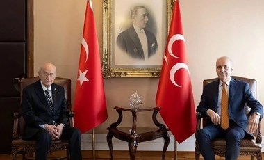 TBMM Başkanı Kurtulmuş'tan, Devlet Bahçeli'ye 'yeni anayasa' ziyareti