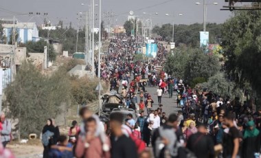 İsrail ordusu, Gazze'nin kuzeyinde Filistinlileri göçe zorlamaya devam ediyor