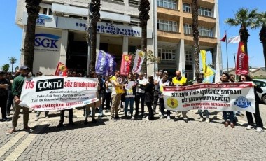 İzmir’de kamu emekçilerinden tasarruf tedbirlerine tepki