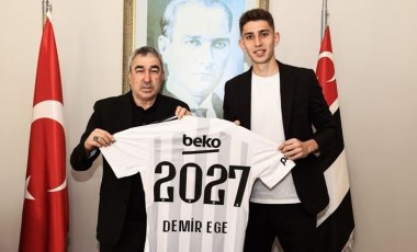 Beşiktaş'ta imza: Demir Ege Tıknaz'ın sözleşmesi yenilendi!