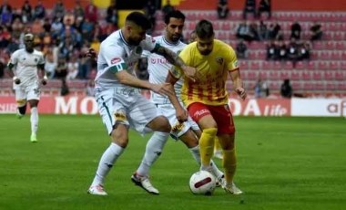 Kayserispor 1 puanı aldı ve ligde kalmayı başardı!