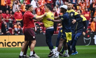 Son Dakika: Galatasaray-Fenerbahçe derbisi öncesi futbolcular arasında kavga