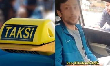 Taksicilerden Martı TAG şoförüne 'kanlı' tehdit