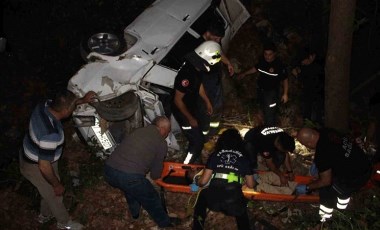 Yer Antalya... Polisten kaçarken 100 metrelik uçuruma yuvarlandılar: 3 yaralı