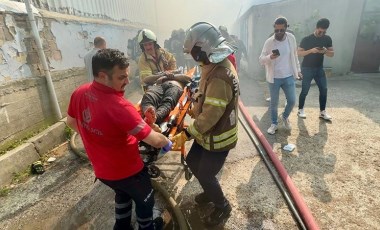 Avcılar’da mobilya fabrikasındaki yangın: Yaralanan işçi kurtarılamadı