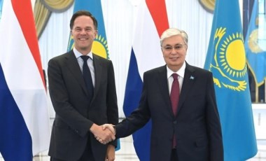 Kazakistan Cumhurbaşkanı Tokayev, Hollanda Başbakanı Rutte'yi kabul etti