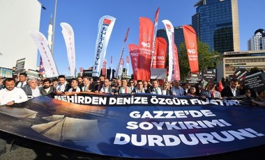 CHP'den İsrail Konsolosluğu önünde eylem: 'Bizim safımız Gazzeli masumların safıdır'