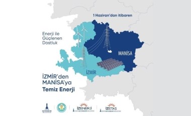 İzmir'den Manisa'ya temiz enerji