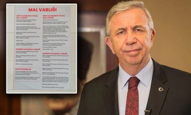 Mansur Yavaş hem kendisinin hem de eşinin malvarlığını belediye binasına astı