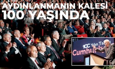 Gazetemizin kuruluş yıldönümü etkinlikleri Cemal Reşit Rey konser salonunda yapıldı: 100. yıl coşkusu