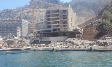 Deniz dolgusu iddiası: Marmaris'te otel inşaatı mühürlendi