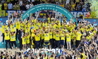 Anadolu Efes'i mağlup etti: Basketbol Süper Ligi'nde şampiyon Fenerbahçe!