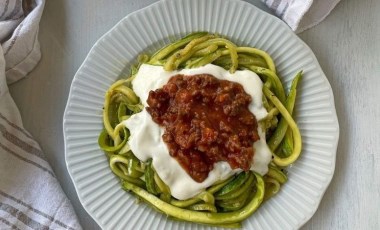 Makarnanın alternatifi: Kabak spagetti tarifi