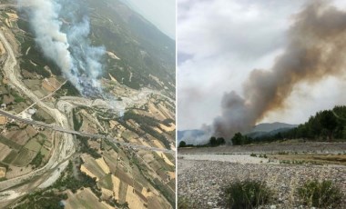 Muğla sınırında başlayan orman yangını Denizli’ye sıçradı