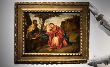 Ünlü ressam Titian'ın çalındıktan yıllar sonra poşette bulunan tablosu açık artırmaya çıkıyor