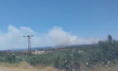 Çanakkale’de bir yangın daha: Kontrol altında!