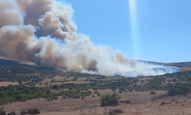 Çanakkale'de orman yangını: 2 köy boşaltıldı