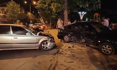 Samsun'da iki otomobil çarpıştı: 2 yaralı!