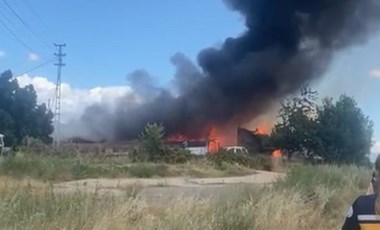 Tokat’ta ahır yangını: 500 büyükbaş tahliye edildi