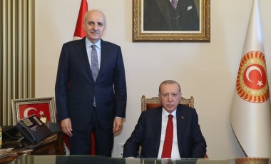 Erdoğan, TBMM Başkanı Kurtulmuş'u ziyaret etti