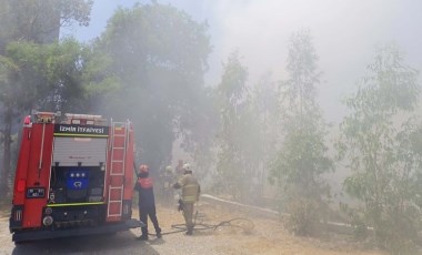 İzmir’de geri dönüşüm tesisinde yangın!