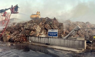 Tekirdağ'da fabrikada yangın