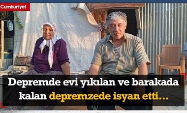 Depremde evi yıkılan ve barakada kalan depremzede: 3 bin 500 lira gelir ile nasıl ev yapayım?